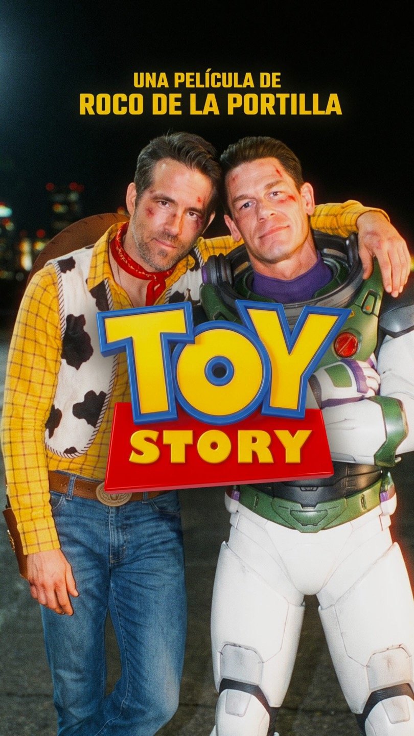 Toy Story Live Action con Ryan Reynolds y John Cena, hecho con IA